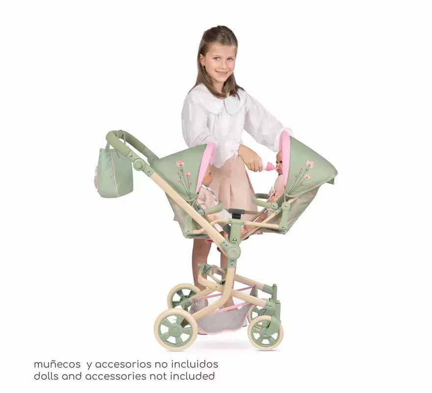 Translation missing: fr.Silla de Muñecas de hasta 52 cm Multiposición Gemelar Plegable