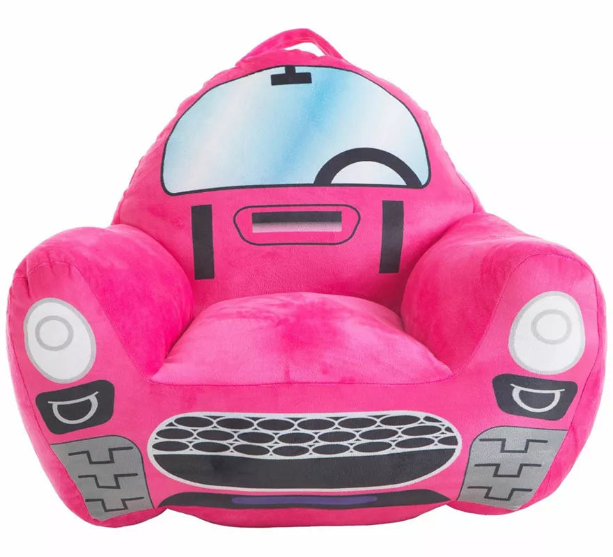 Translation missing: fr.Sillón Coche fucsia infantil de 52x48x51 cm