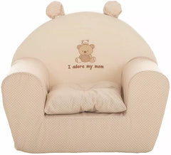 Fauteuil enfant Ositos 'I ADORE MY MOM' 44x34x53 cm