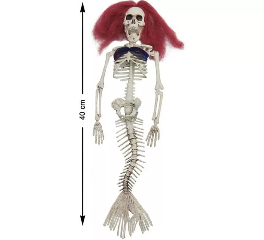Translation missing: fr.Sirena Colgante con Pelo Rojo de 40 cm