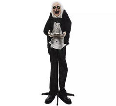 Serviteur squelette animé 160 cm