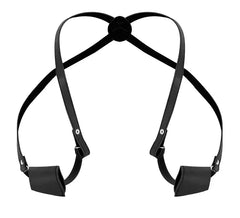 Holster d'épaule avec 2 couteaux