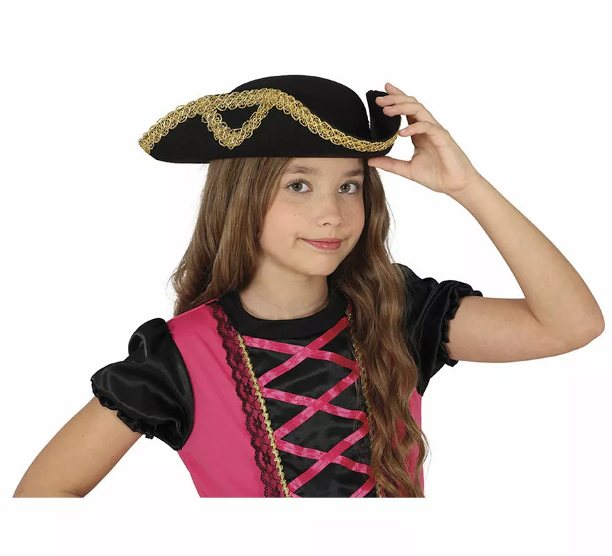 Translation missing: fr.Sombrero Almirante o Pirata de fieltro infantil