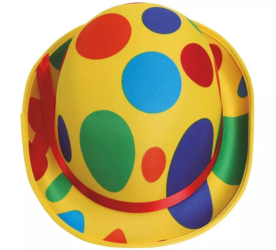 Translation missing: fr.Sombrero Bombín de Payaso a lunares de colores