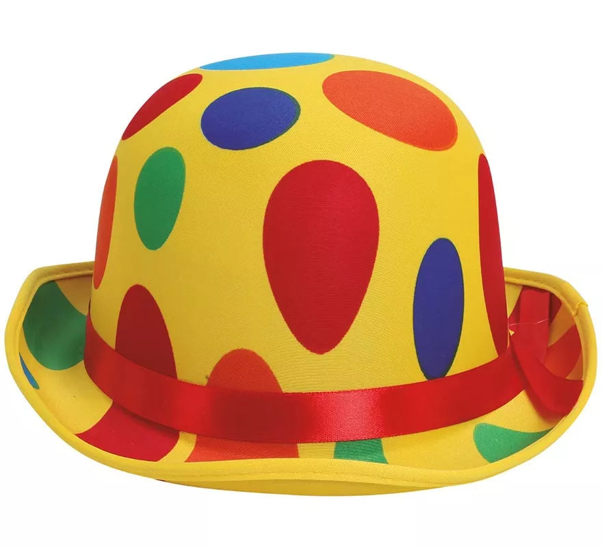 Translation missing: fr.Sombrero Bombín de Payaso a lunares de colores