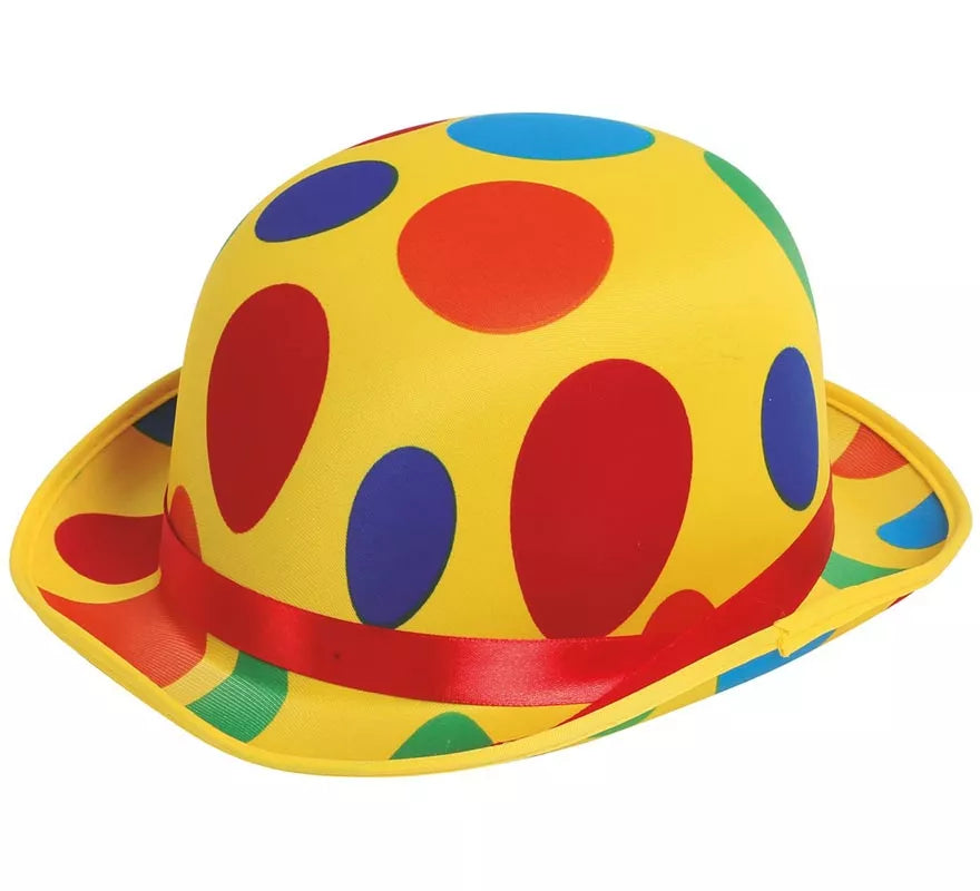 Translation missing: fr.Sombrero Bombín de Payaso a lunares de colores