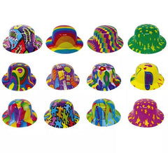 Chapeau Melon en plastique Décoré