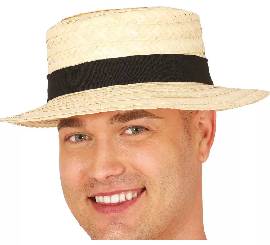 Sombrero Canotier o Gondolero
