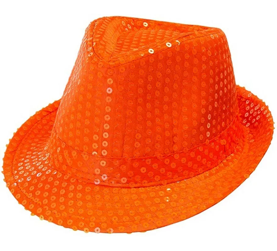 Sombrero con Lentejuelas en varios colores neones