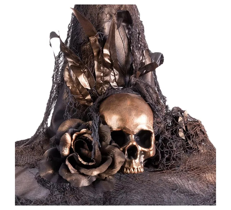 Translation missing: fr.Sombrero de Bruja con Calaveras de 45x45x40 cm