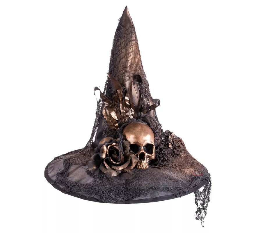 Translation missing: fr.Sombrero de Bruja con Calaveras de 45x45x40 cm