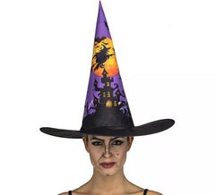 Chapeau de Sorcière avec la Maison Enchantée