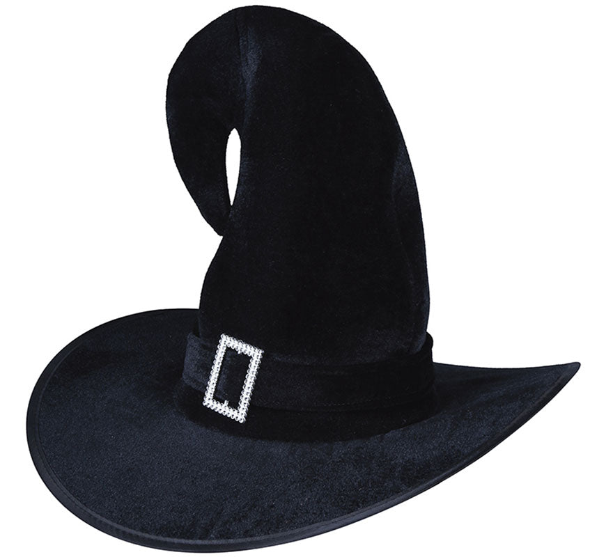 Translation missing: fr.Sombrero de Bruja Curvo Negro con Evilla