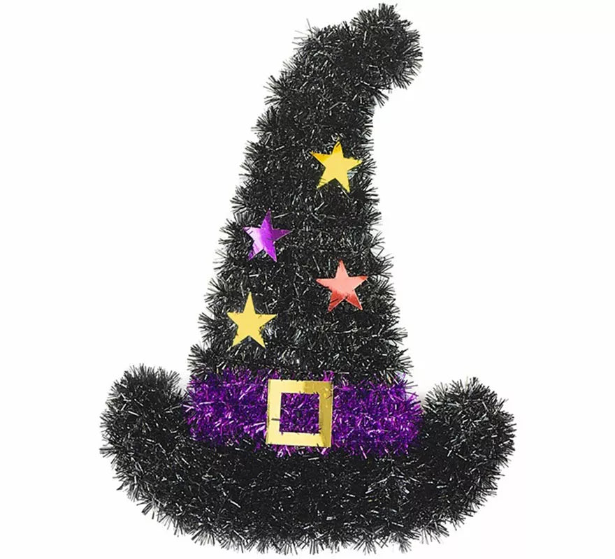 Translation missing: fr.Sombrero de Bruja de Oropel 41x30 cm