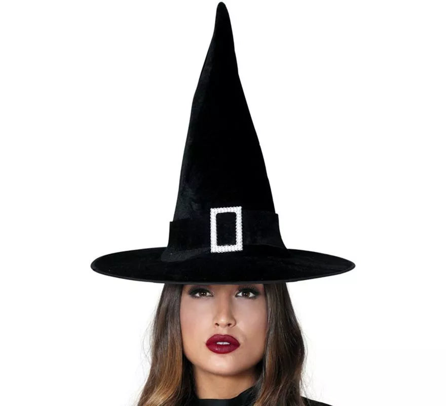 Translation missing: fr.Sombrero de Bruja de Terciopelo negro