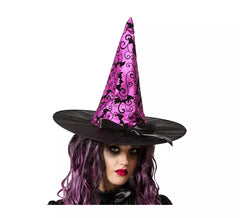 Violet Chapeau de sorcière avec Bow
