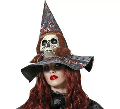 Chapeau de sorcière multicolore
