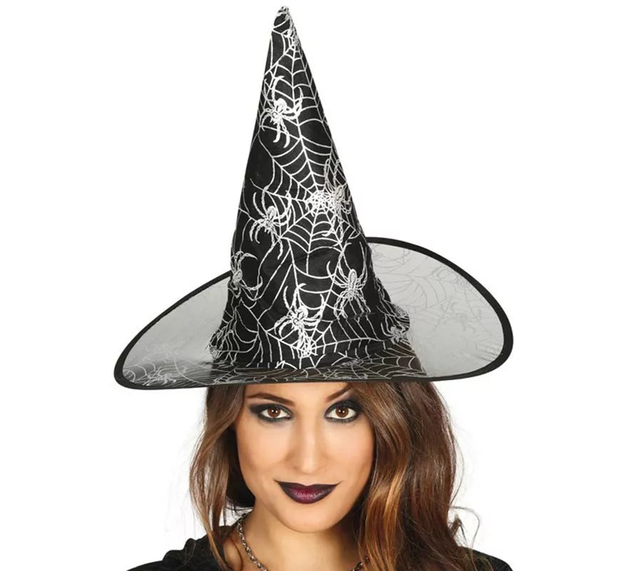 Translation missing: fr.Sombrero de Bruja negro con dibujos estampados
