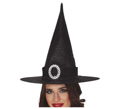 Noir chapeau de sorcière Boucle