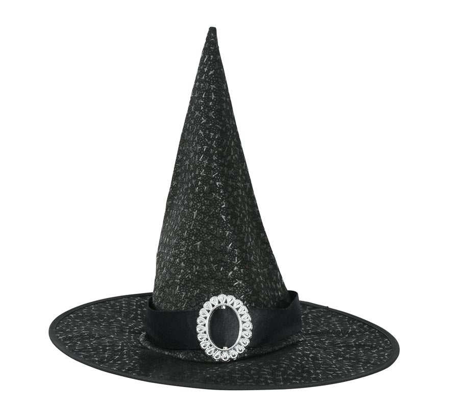 Translation missing: fr.Sombrero de Bruja Negro con Hebilla