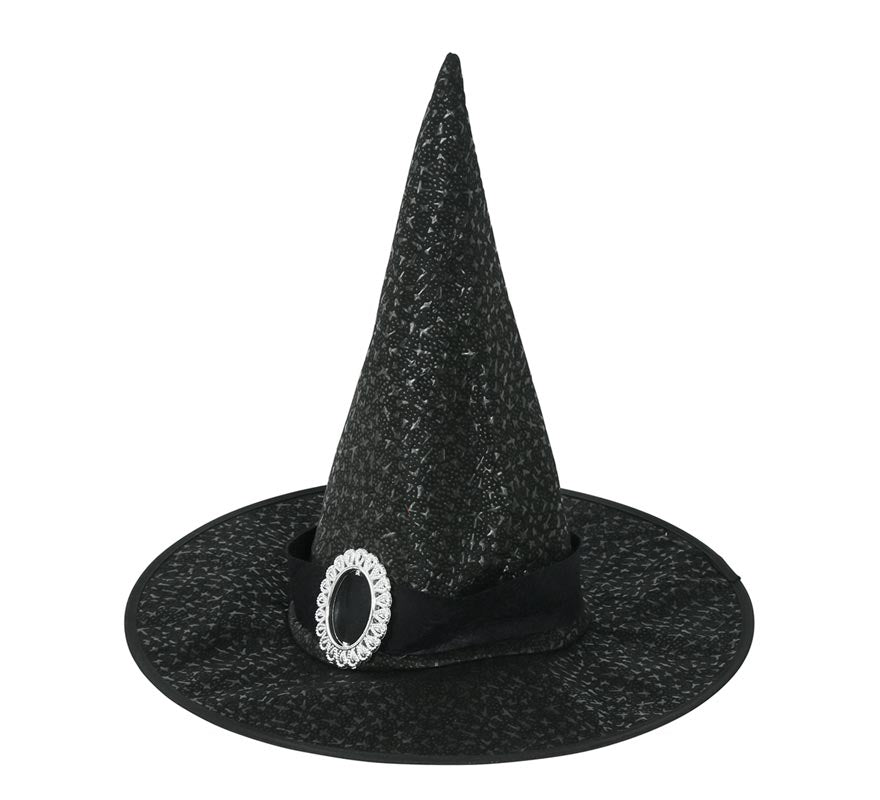 Translation missing: fr.Sombrero de Bruja Negro con Hebilla