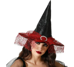 Chapeau de sorcière rouge
