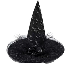 Chapeau de sorcière en tulle