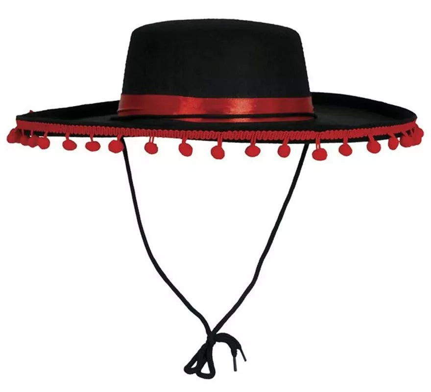 Translation missing: fr.Sombrero de Cordobés con Borlas elegante