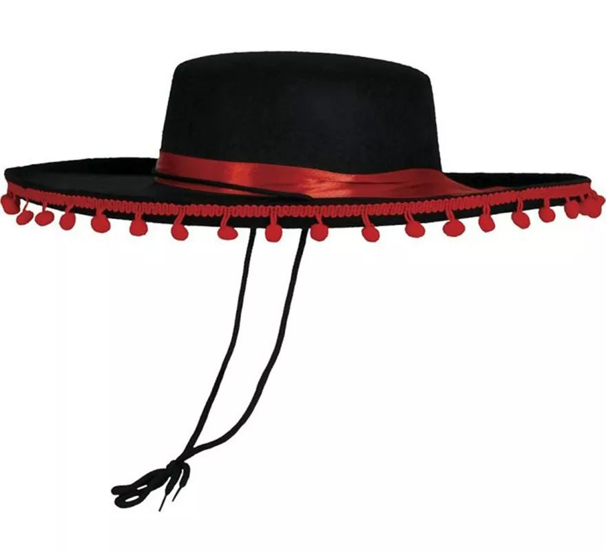 Translation missing: fr.Sombrero de Cordobés con Borlas elegante
