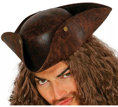 Chapeau de Pirate Corsaire imitation Cuir