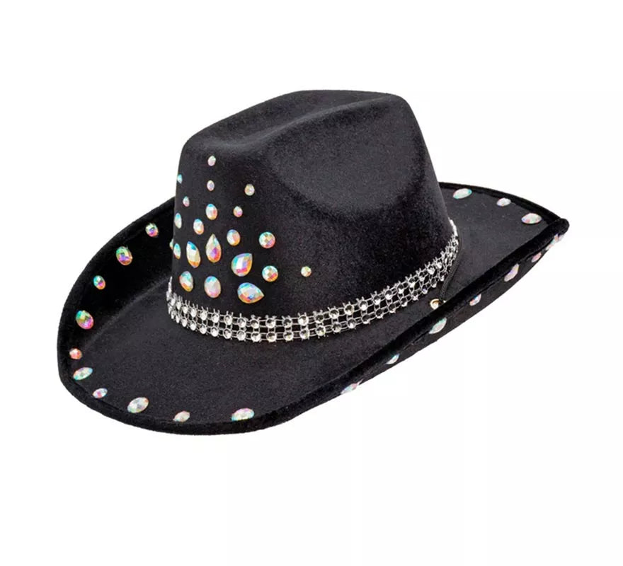 Translation missing: fr.Sombrero de Cowboy con pedrería en varios colores
