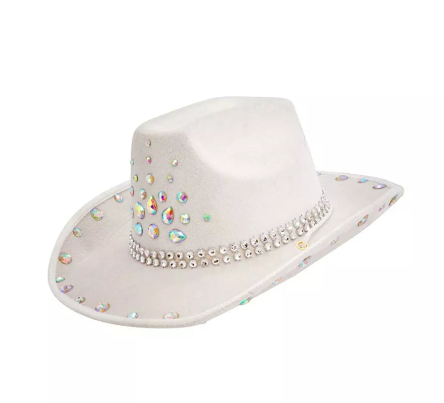 Translation missing: fr.Sombrero de Cowboy con pedrería en varios colores