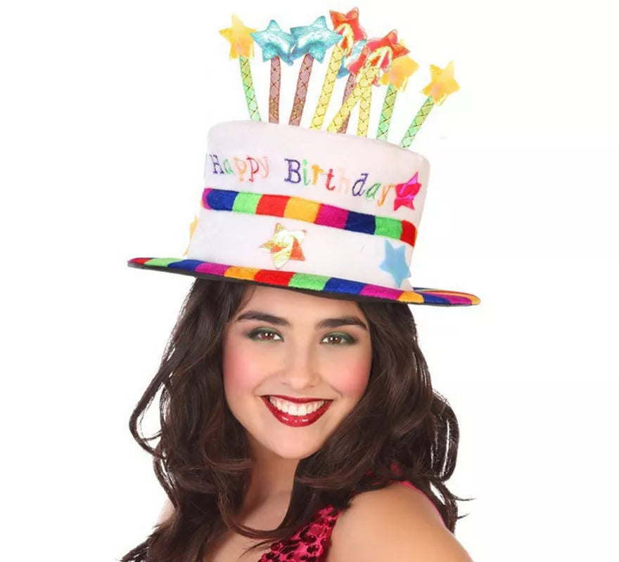 Translation missing: fr.Sombrero de Cumpleaños con Velas Multicolor