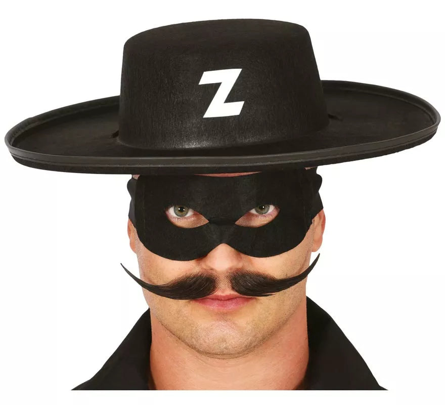 Translation missing: fr.Sombrero de El Zorro de fieltro negro