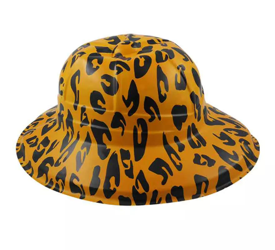 Translation missing: fr.Sombrero de Estampado de Leopardo de PVC