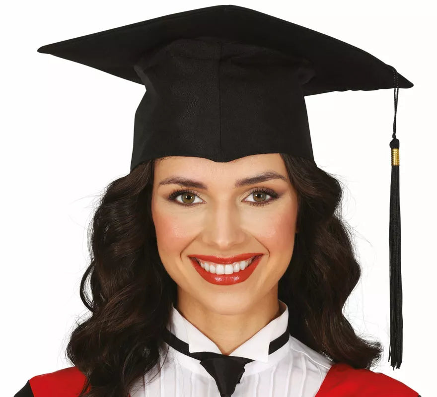 Translation missing: fr.Sombrero de Estudiante graduado de tela adulto