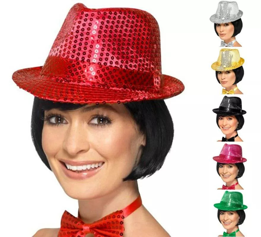 Translation missing: fr.Sombrero de fieltro con lentejuelas en varios colores