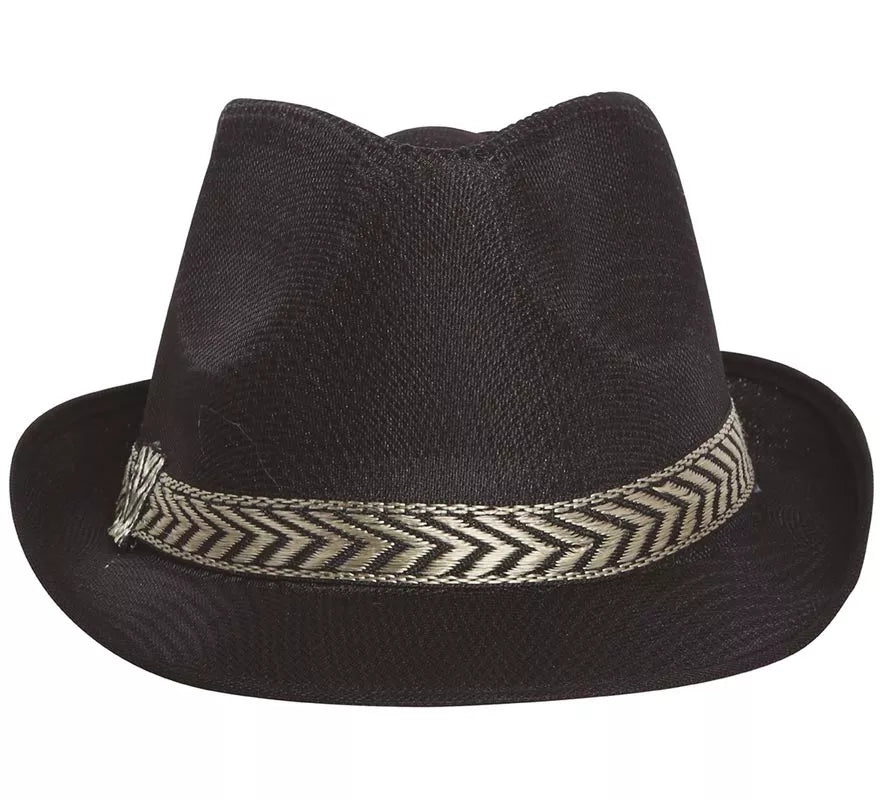 Sombrero de Gánster negro