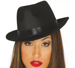 Chapeau de Gangster Noir