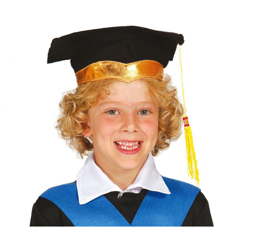 Translation missing: fr.Sombrero de Graduación Negro Infantil