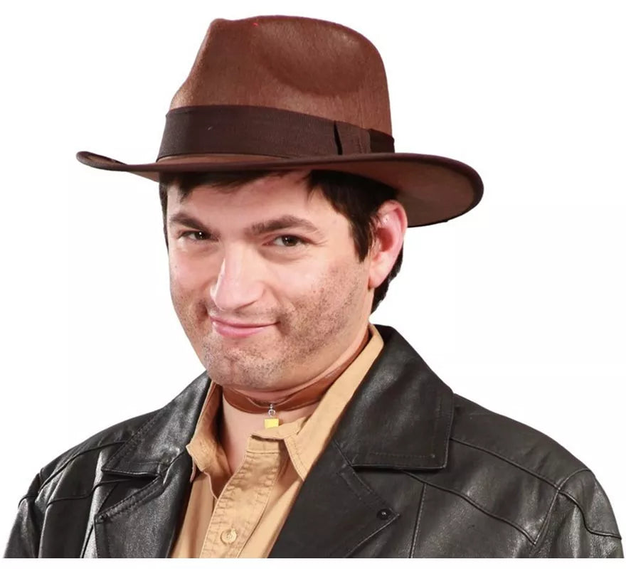Translation missing: fr.Sombrero de Indiana Jones y Freddy para adultos