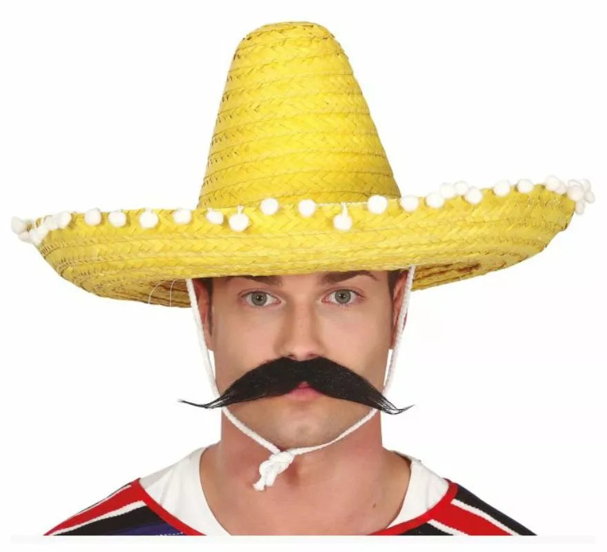 Translation missing: fr.Sombrero de Mexicano con Borlas en varios colores de 50 cm