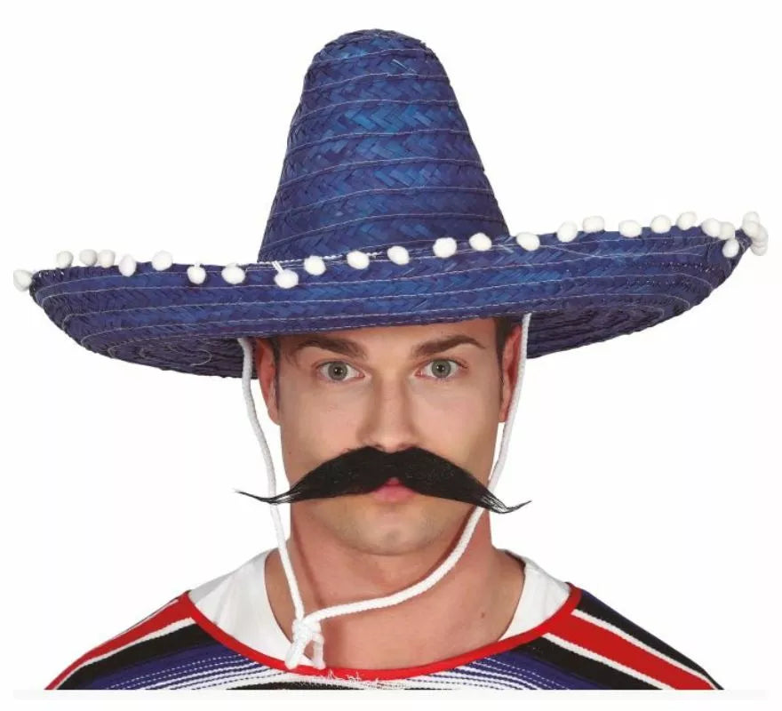 Translation missing: fr.Sombrero de Mexicano con Borlas en varios colores de 50 cm