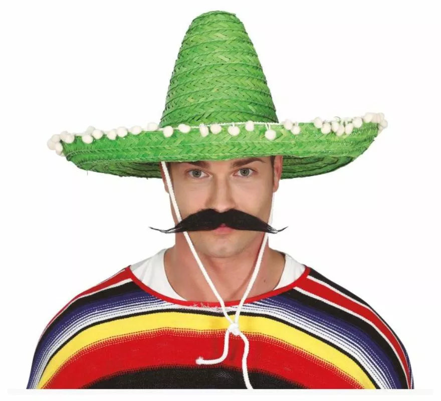 Translation missing: fr.Sombrero de Mexicano con Borlas en varios colores de 50 cm