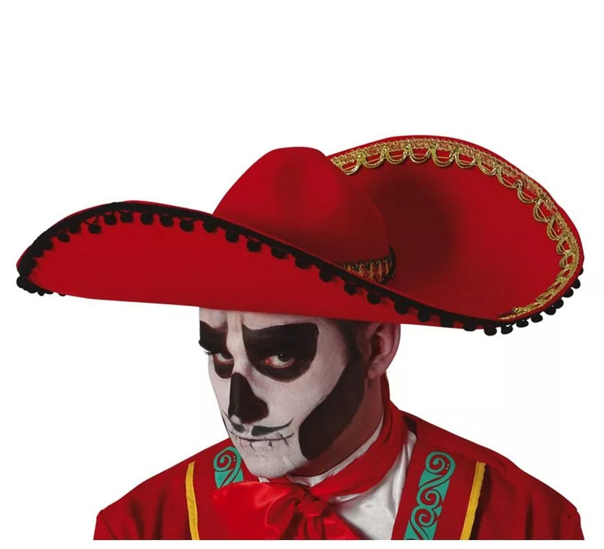 Translation missing: fr.Sombrero de Mexicano Rojo Fieltro