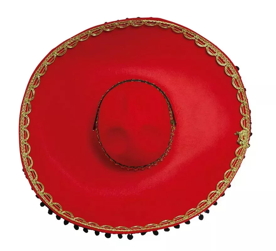 Translation missing: fr.Sombrero de Mexicano Rojo Fieltro