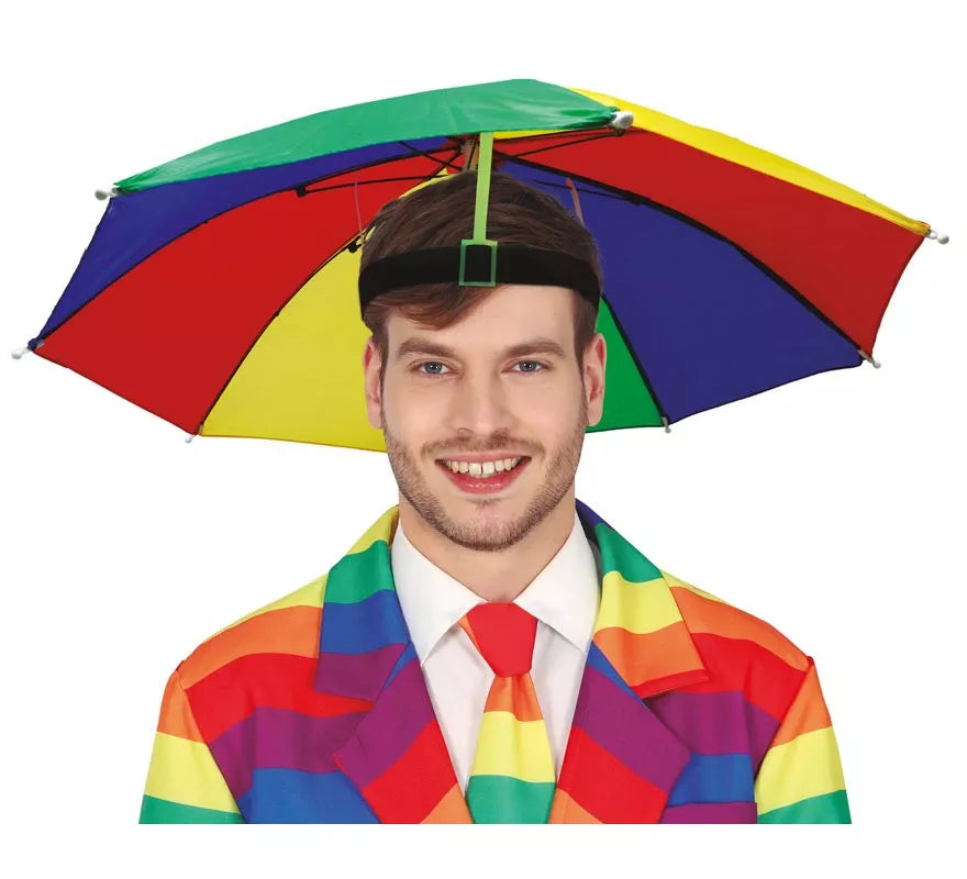 Translation missing: fr.Sombrero de Paraguas multicolor de 55 cm