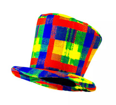 Chapeau de clown multicolore