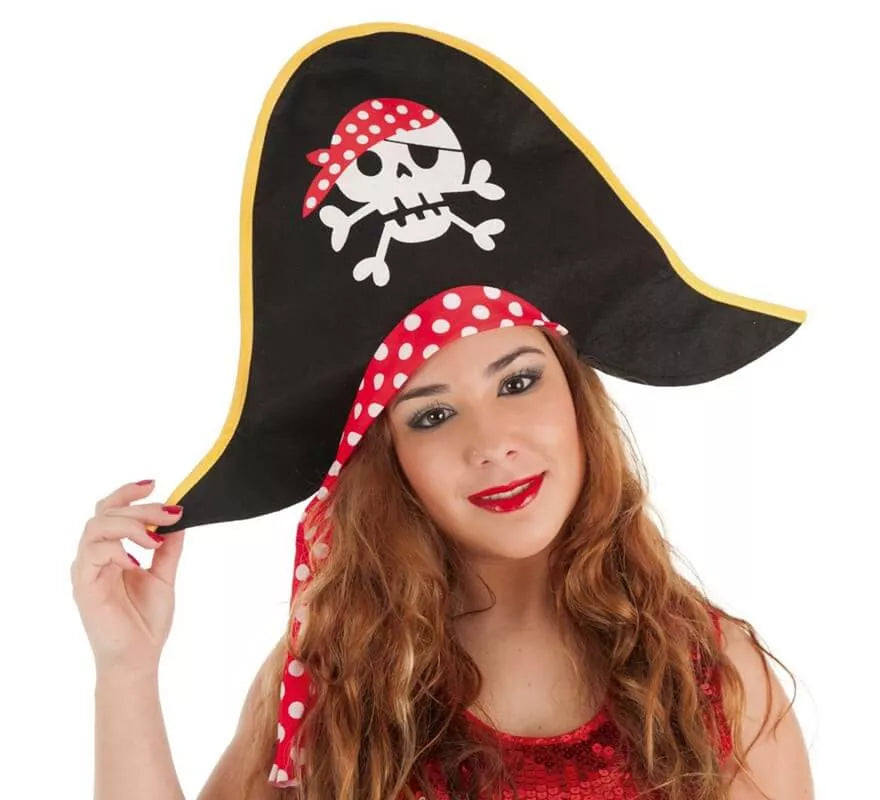 Translation missing: fr.Sombrero de Pirata con Lunares para mujer
