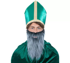 Chapeau de Saint Patrick avec barbe adulte